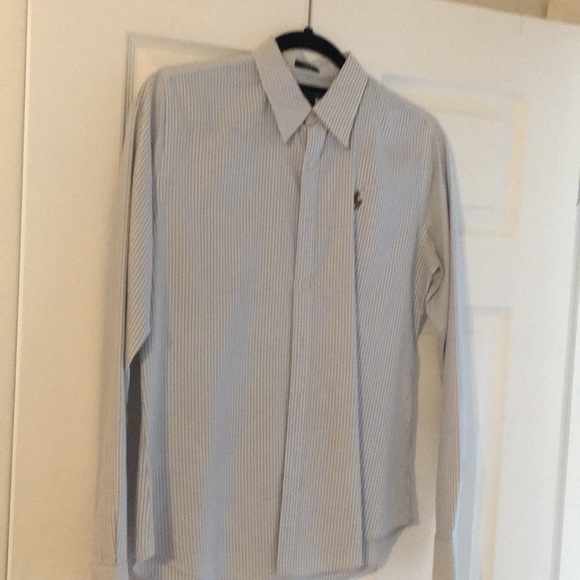 Ralph Lauren Tops - Ralph Lauren blue / white stripe shirt